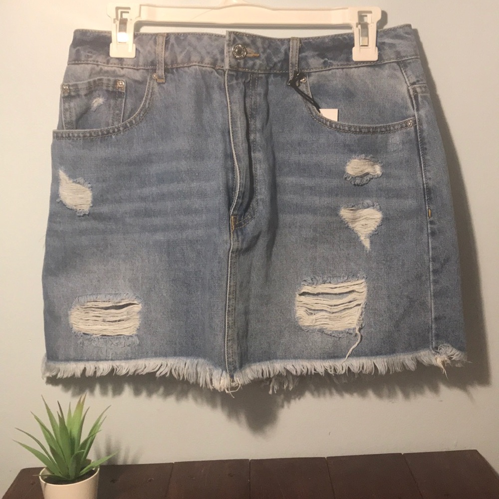 Jean Mini Skirt
